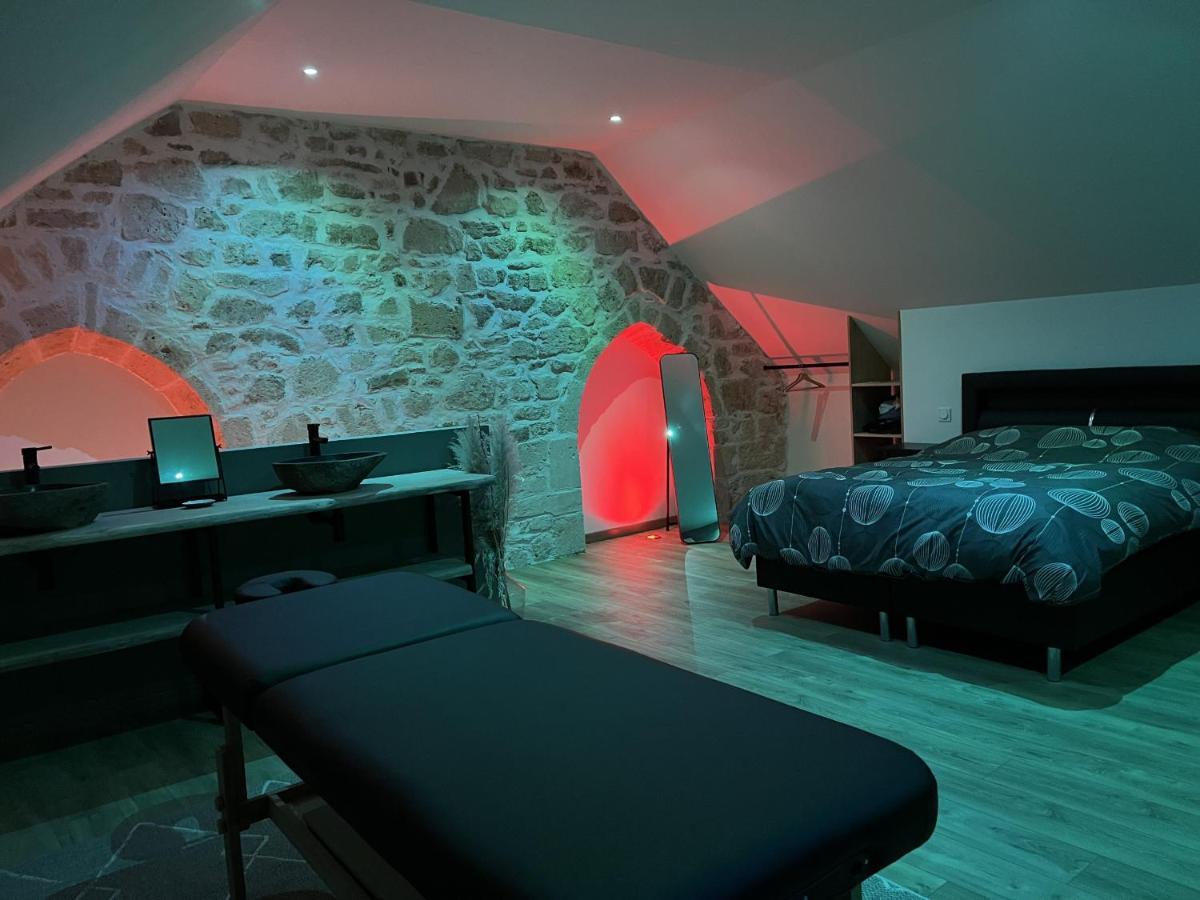 Appartement Appart Spa Privatif Laon Extérieur photo
